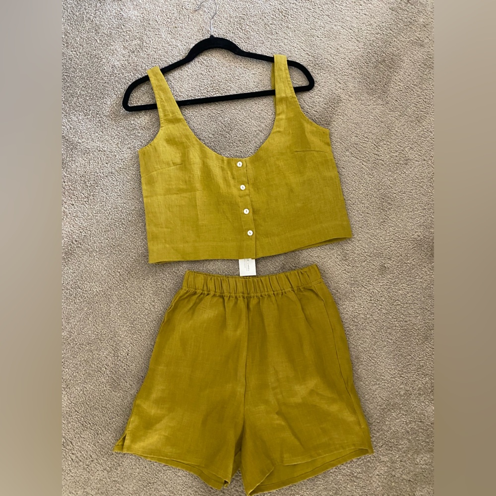 NWT Laude the Label tank/short set